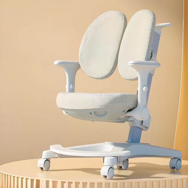 "Adjustable Height Children's Chair, Upholstered Chair(s) with With Arms & Lockable Wheels"